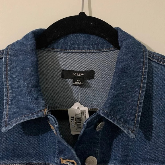 JCrew denim jacket. Brand new with tags. Pristine condition. - Picture 9 of 9